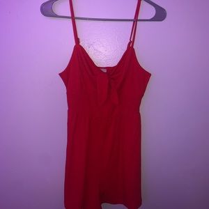 Red Xhilaration Romper